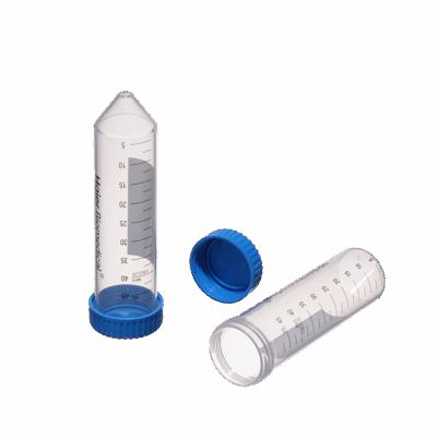311006 离心管，锥底，50mL，医疗级，蓝色盖，袋装，灭菌，RCF16000g
