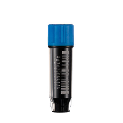 413032 冻存管，三码合一，0.5mL，PP，外旋，φ8mm自立式，黑底白码，SBS 12x8盒装，盒子带侧码，底码，灭菌；