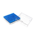 413031 冻存管，三码合一，1.0mL，PP，外旋，φ12.8mm自立式，黑底白码，方形10×10盒装，盒子带侧码，灭菌；