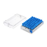 413036 冻存管，三码合一，1.0mL，PP，外旋，φ12.8mm自立式，黑底白码，SBS 6×8盒装，盒子带侧码，底码，灭菌；