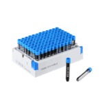 413034 冻存管，三码合一，1.0mL，PP，外旋，φ8mm自立式，黑底白码，SBS 12×8盒装，盒子带侧码，底码，灭菌；