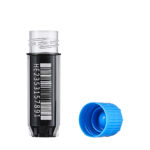 413005 冻存管，三码合一，2.0mL，PP，外旋，φ12.8mm自立式，黑底白码，方形10×10盒装，盒子带侧码，灭菌；
