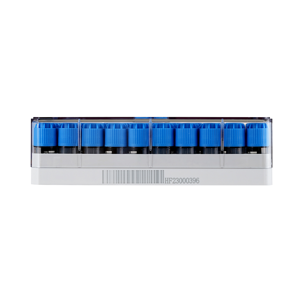 413031 冻存管，三码合一，1.0mL，PP，外旋，φ12.8mm自立式，黑底白码，方形10×10盒装，盒子带侧码，灭菌；